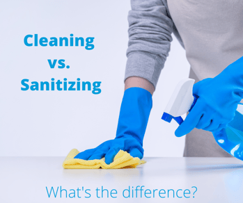 Cleaning vs. Sanitizing: What's the difference?